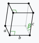Monoclinic crystal system
