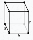 Orthorhombic crystal system